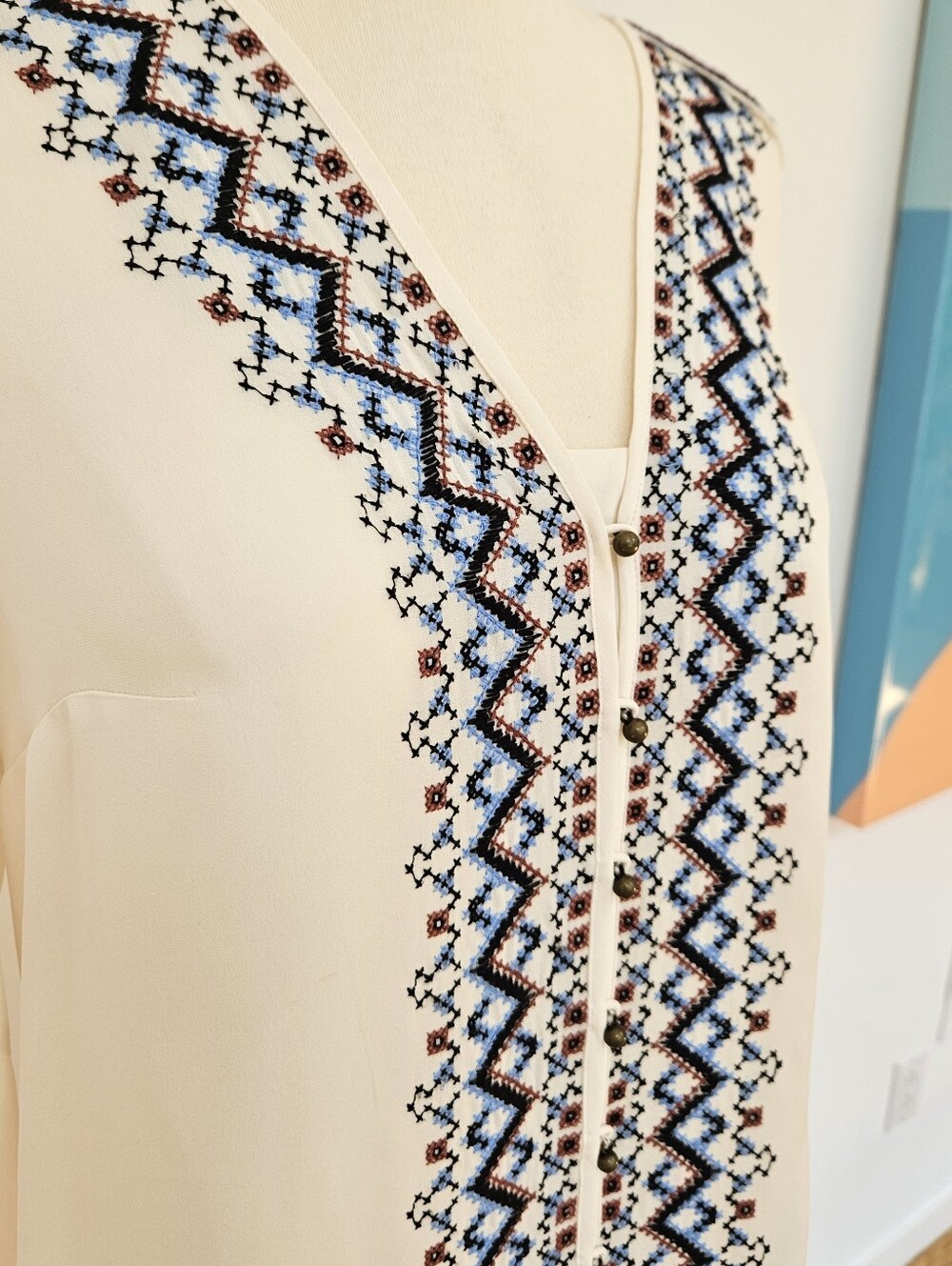 Veronica Beard Silk Top - Picture 5 of 14
